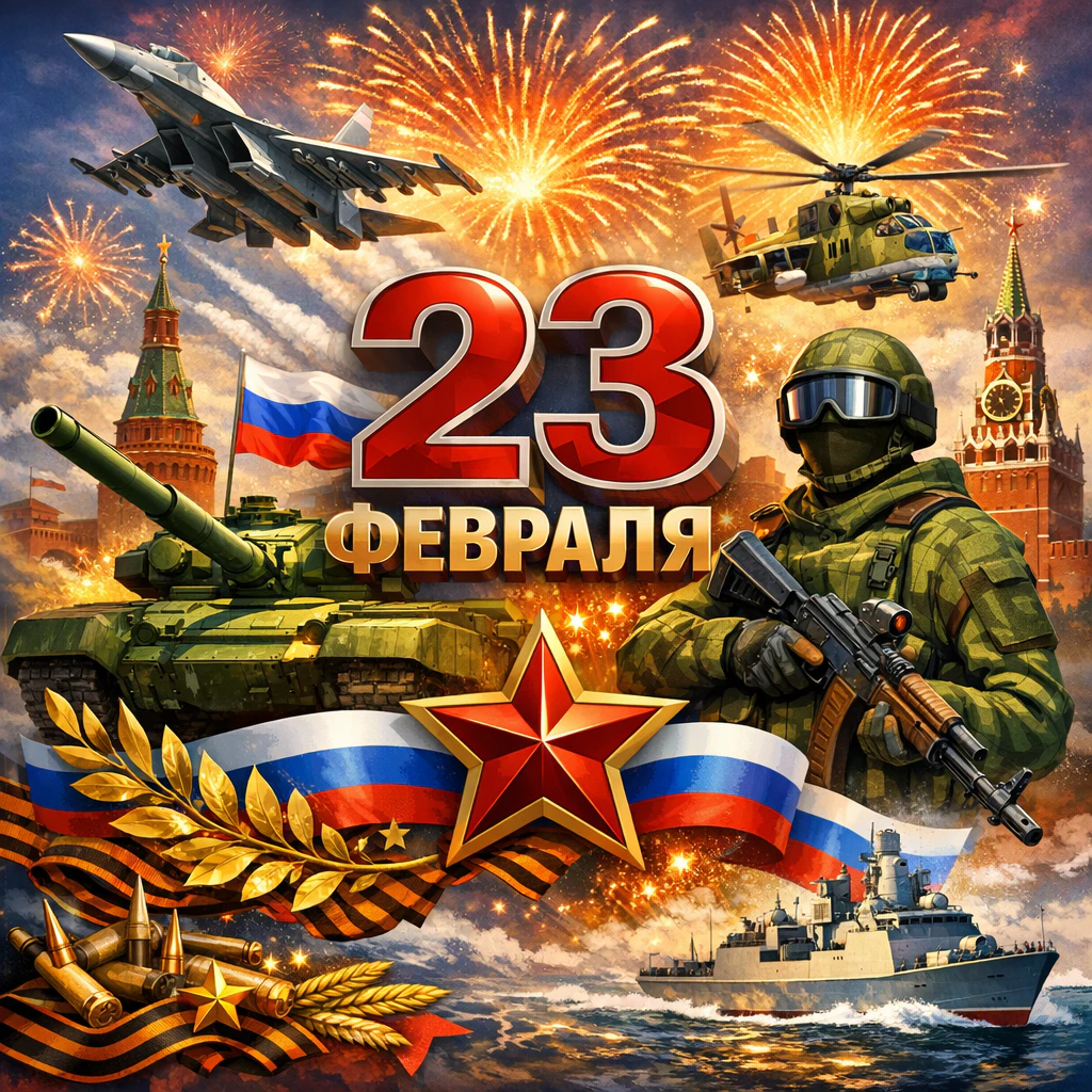 С Днём защитника Отечества!