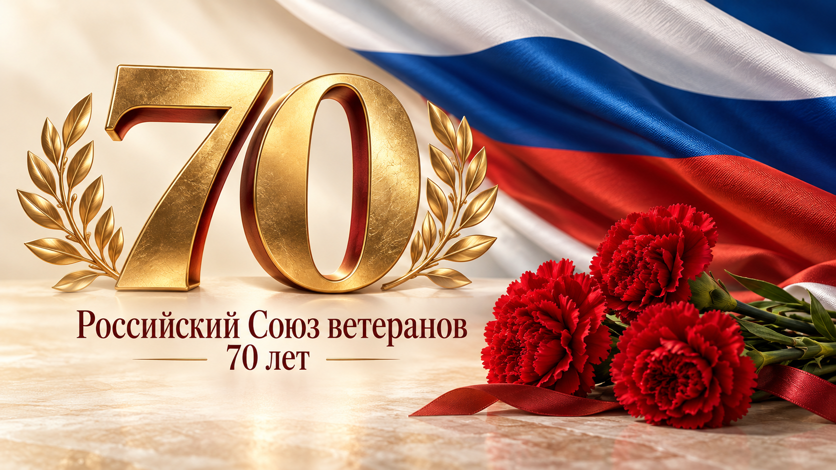 Владимир Путин поздравил Российский Союз ветеранов с 70-летием